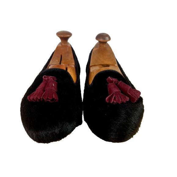 Fatima Guerrero Shoes Flats Mens 41 Slip-on Slippers Real Hair Leather Spain main image 13